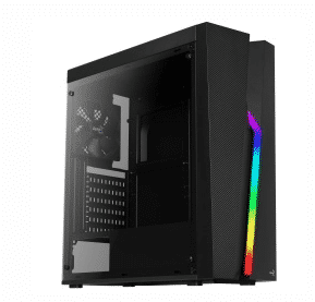 GABINETE PARA GAMING AEROCOOL BOLT CON VENTANA RGB MID TOWER USB3.1