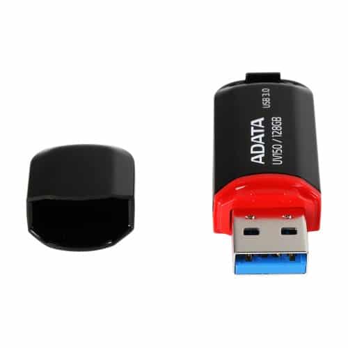 Memoria                               Flash Adata Uv150 128g Usb 3.2 Negro (auv150-128g-rbk)