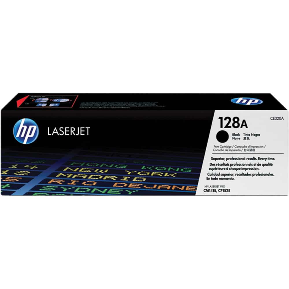 Toner                                                                                                                                                                                         Hp 128a Negro Para Cm1415fnw Mfp/cp1525nw/cm1415fn (ce320a)