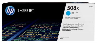 Toner                                                                                                                                                                                         Hp 508x Cian Laserjet Alto Rendimiento(cf361x)