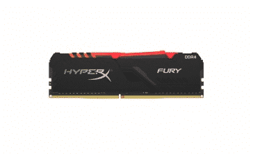 MEMORIA RAM KINGSTON HYPERX FURY RGB BLACK DDR4 3200MHZ 32GB 32X1 HX432C16FB3A/32