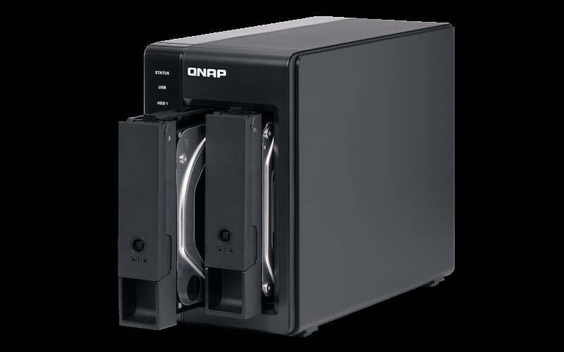 Qnap  Gabinete De 2 Bahias 3,5"sata Hdd Usb 3.1 Gen2 10 Gbps(tr-002-us)