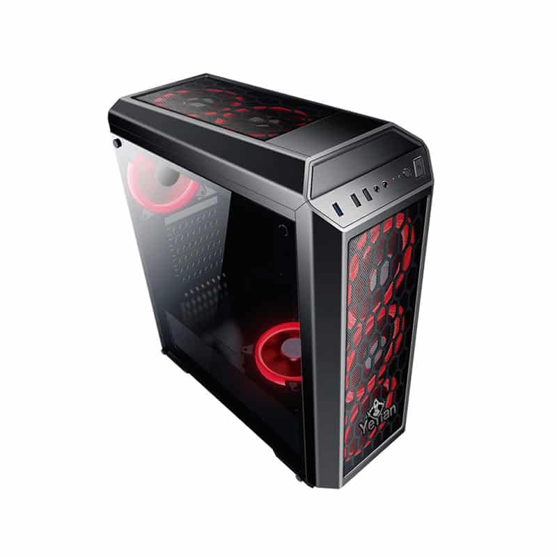 Gabinete                                                                                                                                                                                                                                                                                                                                                                                                                                                                                                                                                                                                                                                                                                                                                                                     Yeyian Gamer Ynh-b2101 Blade 2101 Lat Acril/mesh/1 Ven Led/ng