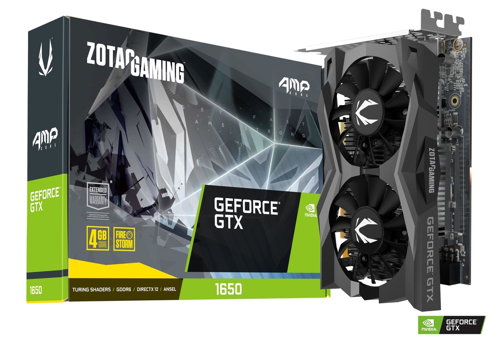 Tarjeta                                                                                    De Video Zotac Gtx 1650 Amp Core 4gb Gddr6 Zt-t16520j-10l