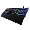 Teclado  Gaming Yeyian Yat1803 Flare Serie 2000 Mecanic Switch Rojo RGB EspaÑol Pue