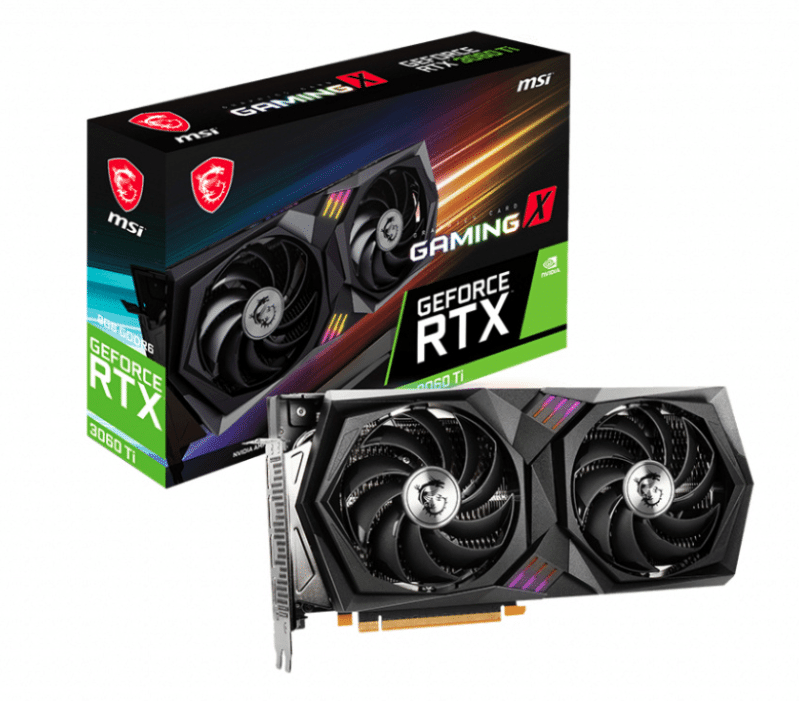 Tarjeta  De Video MSI Nvidia Geforce RTX 3060 Ti Gaming X 8g Lhr