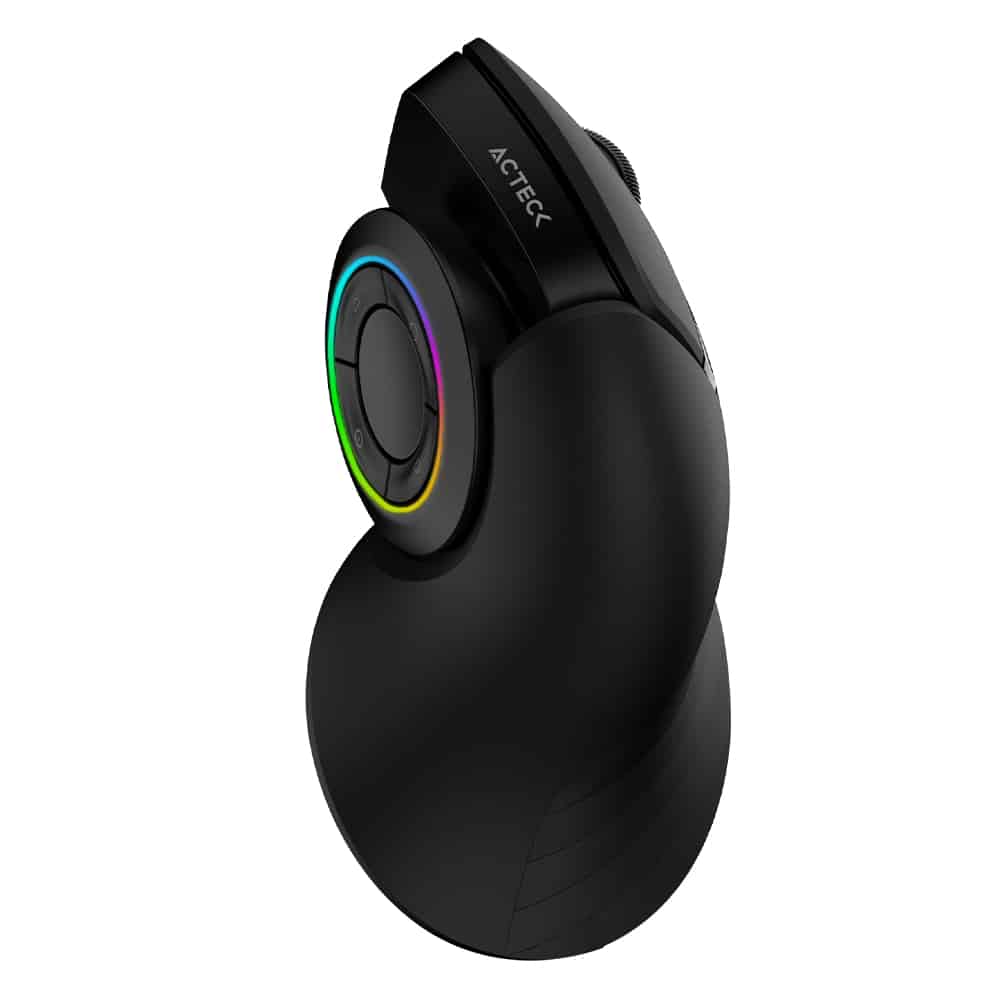 Mouse                                                                                  Acteck Inalambrico Vertical Optimize Mi690 Rgb Negro Ac-933049