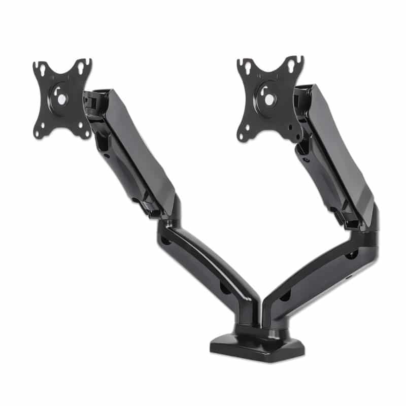Soporte                                                                                                                                                                         Manhattan 2 Monitores 13 A 27" Fija Con Piston (462310)