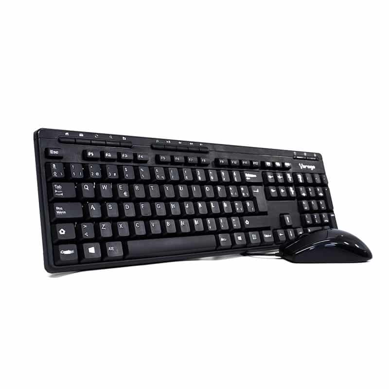 Kit  Vorago Km-104 Teclado Y Mouse Alambrico Multimedia Usb