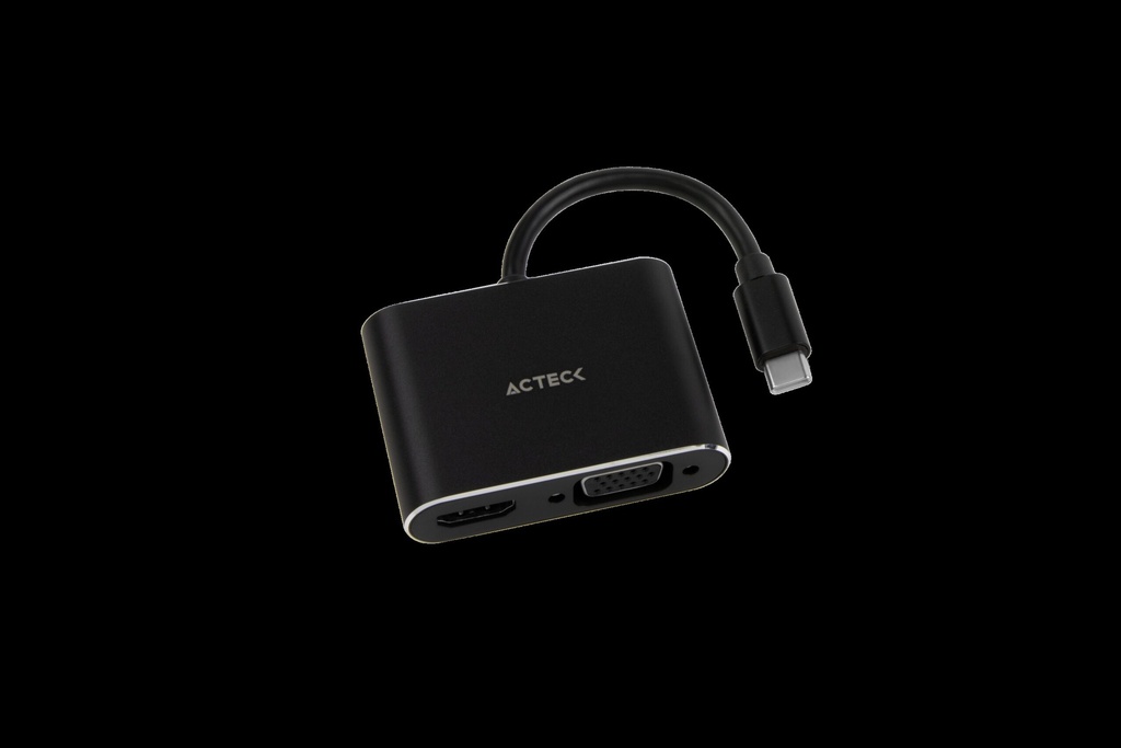 Adaptador  Acteck Usb-c Hdmi+vga Shift Plus Av420 M-h/h Ac-934657