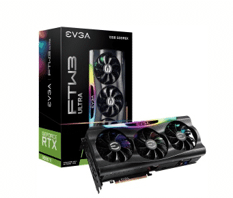 TARJETA DE VIDEO EVGA NVIDIA GEFORCE RTX 3080 TI FTW3 ULTRA GAMING 12GB GDDR6X 12G-P5-3967-KR