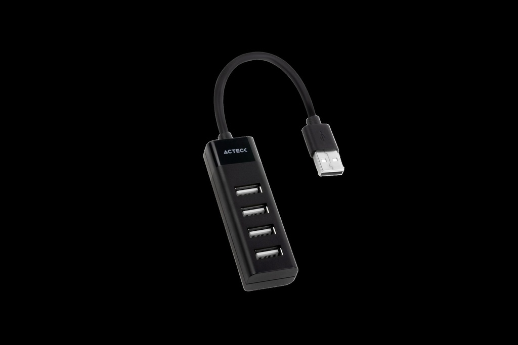 Hub  Acteck Usb-a 4en1 Portx2 Dh420 4xusb-a 2.0 Ac-934671