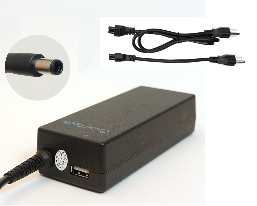 Adaptador para Computadora Portatil OVALTECH 19.5V/4.62AH C/Blister + USB -