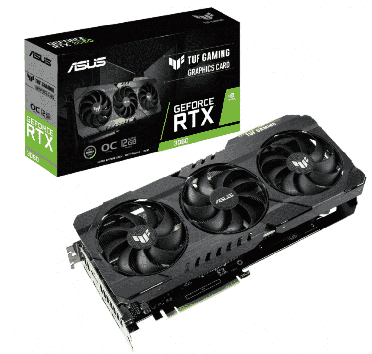 Tarjeta de Video Nvidia Geforce Asus RTX 3060 12gb Gddr6 TUF-RTX3060-O12G-V2-gaming