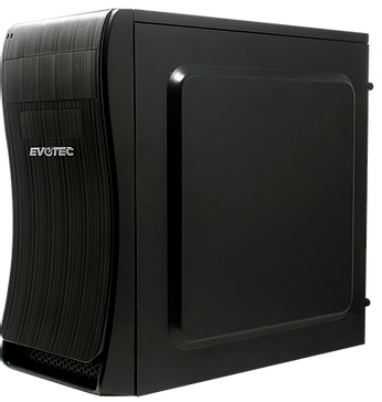 Gabinete EVOTEC EV-1014 - Mini ATX, Gabinete, ATX, Negro